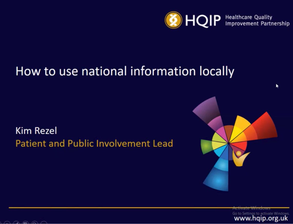 ngawai_n's tweet photo. @KimHQIP on patient &amp; public involvement in @HQIP #audits 

Examples of #patient impact:
- methods to enable patient choice
- outlining what patients should expect from care (for advocacy)
- Animations “What can you do?” Sections
- Improving communication
#EngageNMPA @nmpa_audit https://t.co/yXhxJLNMIS