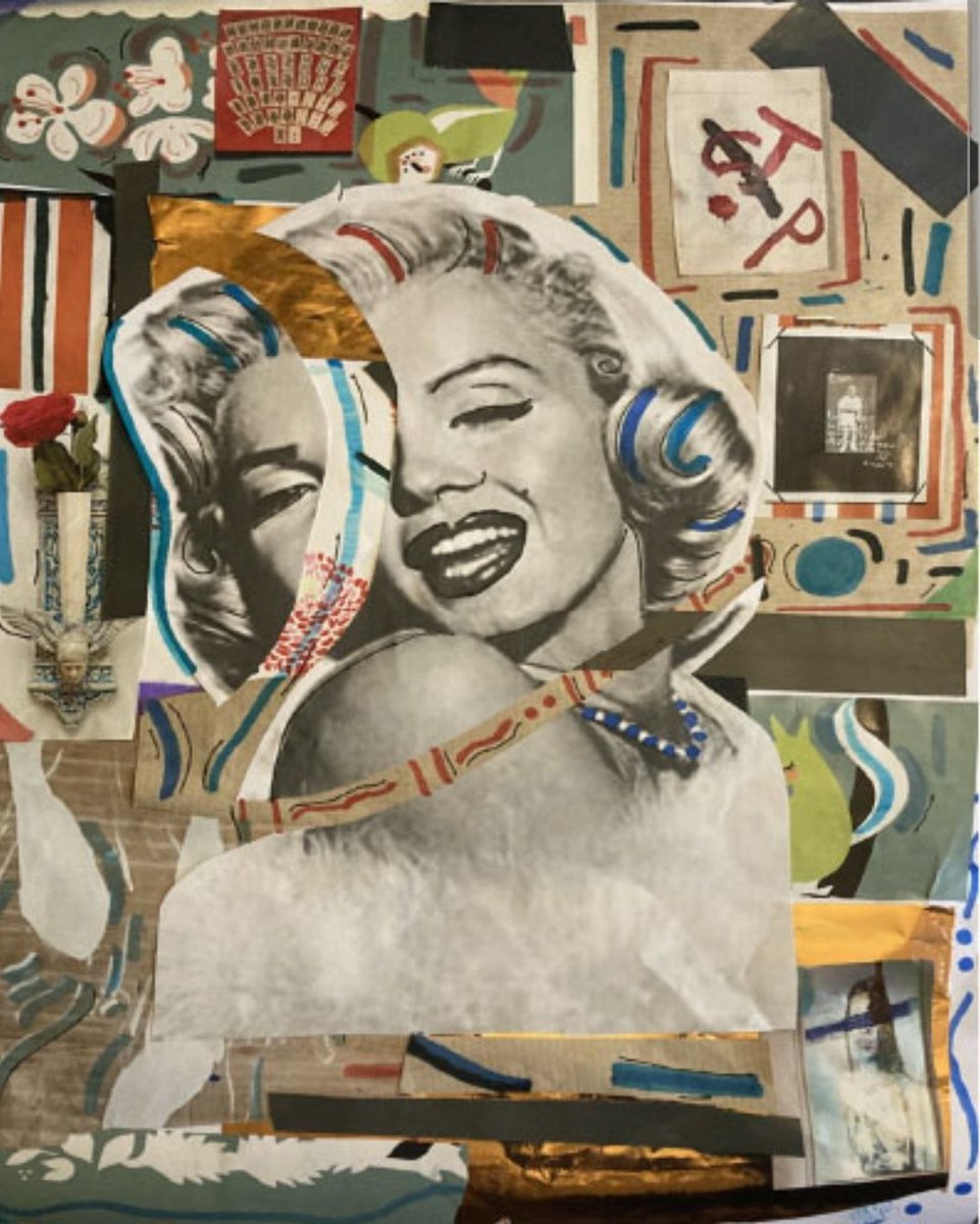 Ana B in Year 7 has created a series of beautiful collages of style icons in Textiles. Her work is inspired by that of Loui Jover and shows a strong understanding of composition and design!