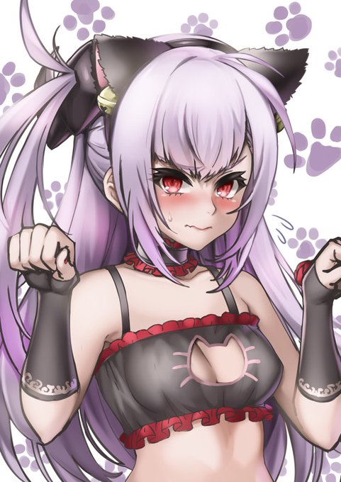 一昨日が猫の日だったので描いた猫耳ルカ氏

#デュエプレ 