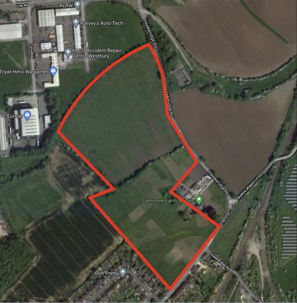 More houses for Westbury? Plans for up to 140 houses on land at Glenmore Farm, The Ham, have been revealed. What do you think? Comment below. Full story here: bit.ly/3pIMzEA