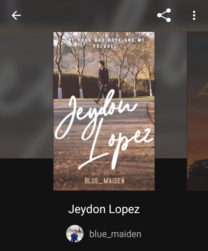 Good news! You can now read Jeydon Lopez's story before TFBBAM on Wattpad! It is a paid story to be fair with those who bought the self published version.

Don't forget to vote and comment! Let's support our Queen Author with this!! 💙

Link:  wattpad.com/story/15709457…