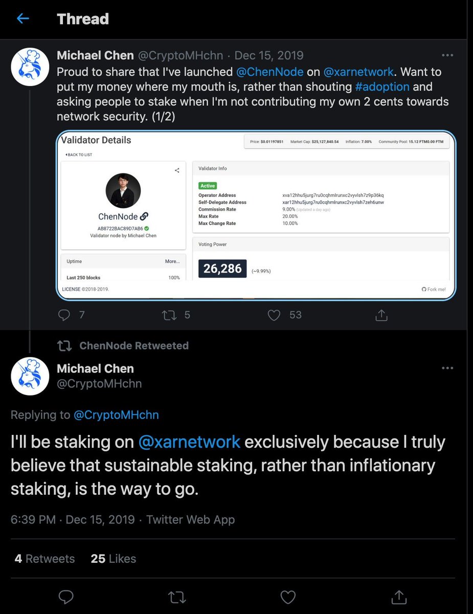 Liquidator_1's tweet photo. @d_bcooper56 @CryptoPromoter4 @AlexejRomanovic @BleakHumor @elonmusk 3) in the beginning the founders of $FTM had their nodes on xar network, earning 300% APY while the regular $FTM holders only received 30%. Then the collaboration suddenly stopped. There is the possibility that someone owns >30% of the supply which will render the chain useless. https://t.co/np25topTbD