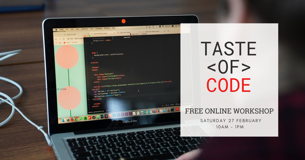 codaisseur's tweet image. Are you interested in learning how to code? If so, you're invited to Codaisseur's free online workshop taught by one of our experts.
When: Saturday, 27 February from 10 AM - 1 PM
Where: Online!
Register now: eventbrite.nl/e/tickets-tast…
#learntocode #introtoprogramming #Amsterdam