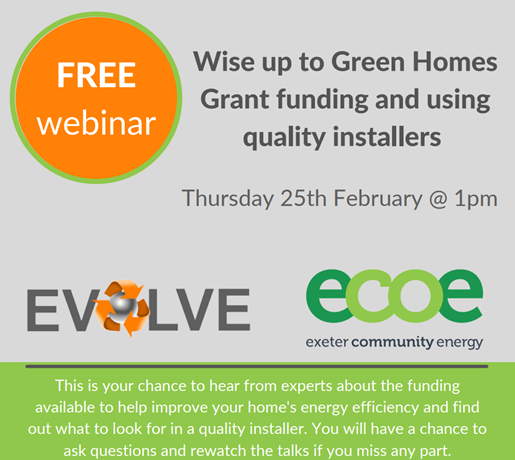 Evolve_HES's tweet photo. This is the perfect opportunity to find out all about the #GreenHomesGrant funding scheme and ask any questions you may have. We will also be covering what makes a quality installer and what red flags to look for when looking for one! Sign up still open - https://t.co/jI5v1ZMWNV https://t.co/aLQtoCuzZb