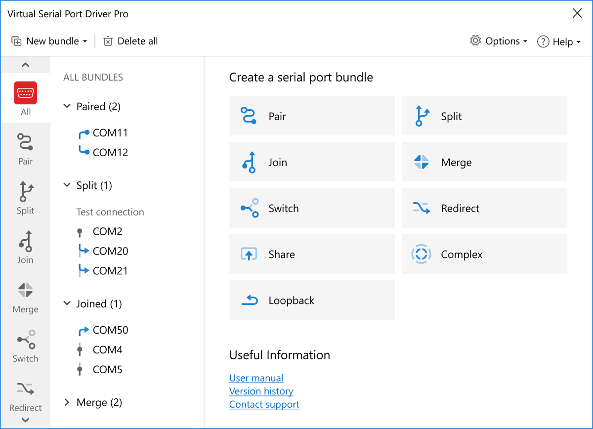 EltimaTM's tweet photo. Here comes the milestone 🔟th update for Virtual Serial Port Driver!🥳 The new version combines the best features of VSPD Pro and Standard under a completely redesigned interface. Be among the first to check out the improvements: https://t.co/xXNezpVP1P https://t.co/zo0jSJ3p7J