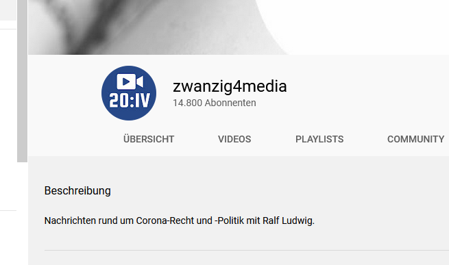 coronainfotour's tweet photo. @Struwelkater #Zwanzig 4 bzw. 20 iv bzw. zwanzigiv .. ist auch die #Namensherkunft für Ra Ludwigs eigenen YT Kanal: https://t.co/C3mwcBxUV8