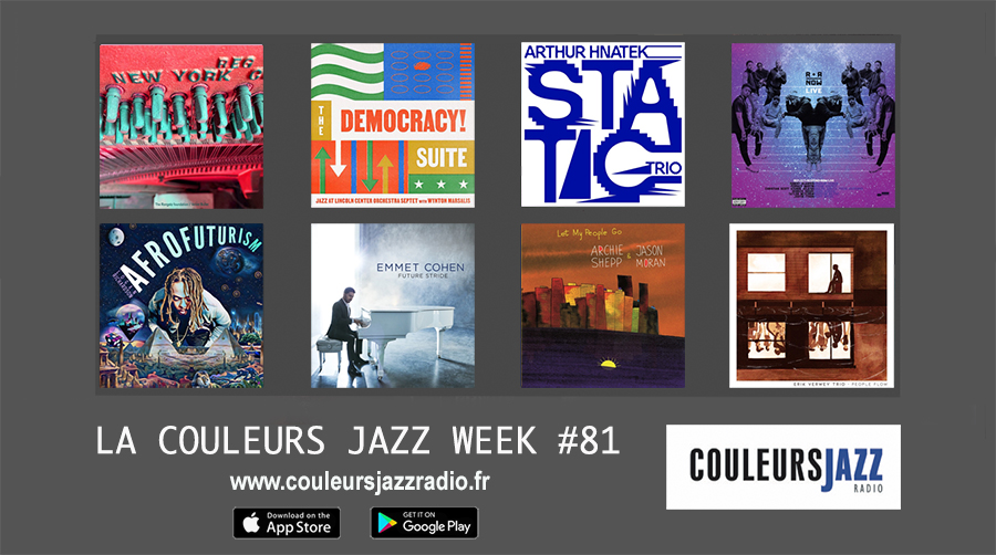 Great to see <a href="/aHnatek/">Arthur Hnatek</a>'s 'Static' and <a href="/brainchildworld/">Logan Richardson</a>'s 'Afrofuturism' on the bill for Couleurs Jazz Radio 📻