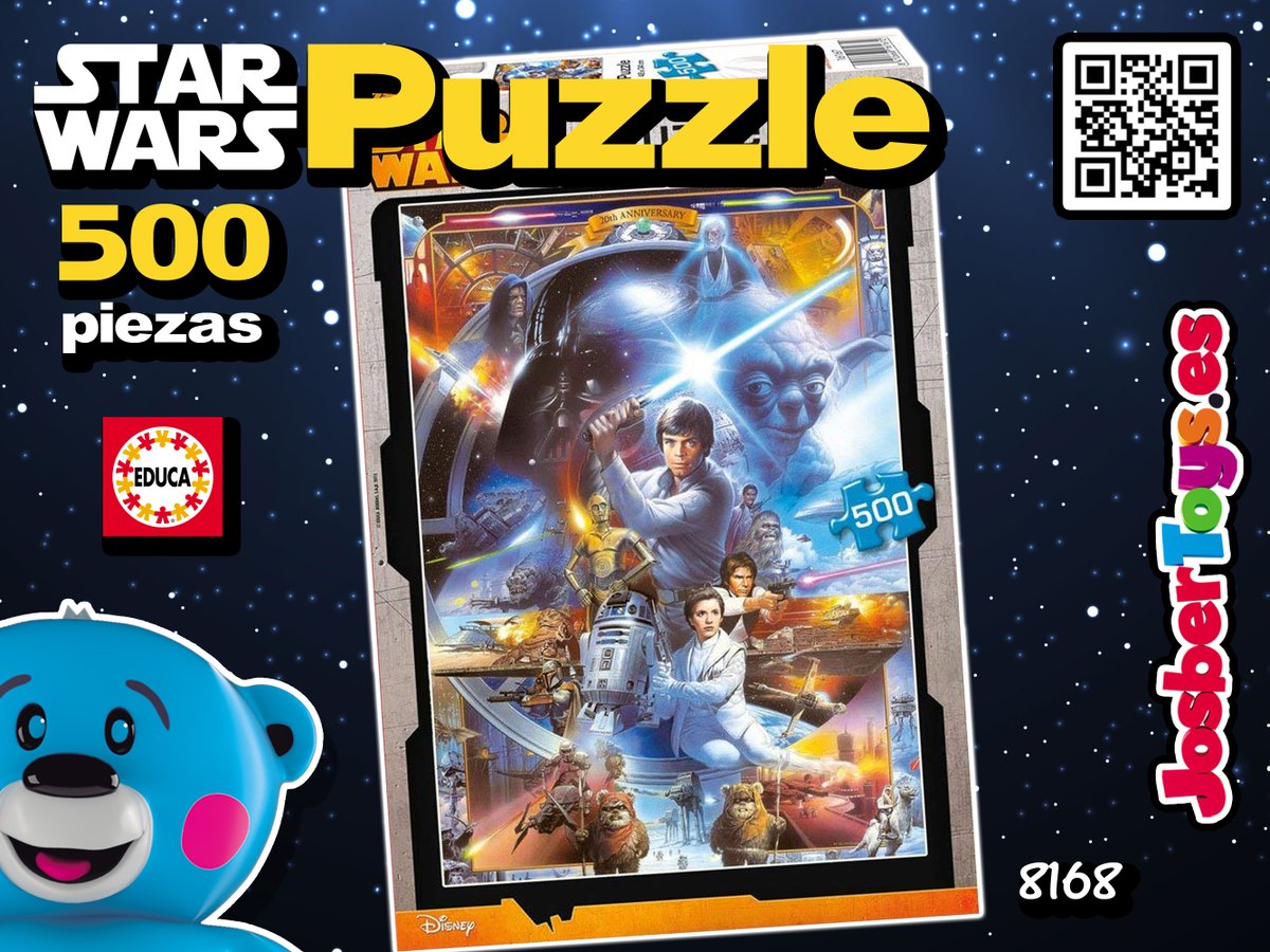 JOSBERTOYS's tweet photo. Descubre nuestros #puzzles de #StarWars, a unos precios ¡de locuraaa! 🤪💸
👉 https://t.co/BWM4ZV13p1 🛒
#josber #josbertoys #educa #puzzle #rompecabezas #puzzlestarwars #familia #juegofamiliar #juegosmesa #juegomesa #jugueteriaonline #juguetes #juegos #grupojosber #josbergroup https://t.co/wYOPmfF8n9