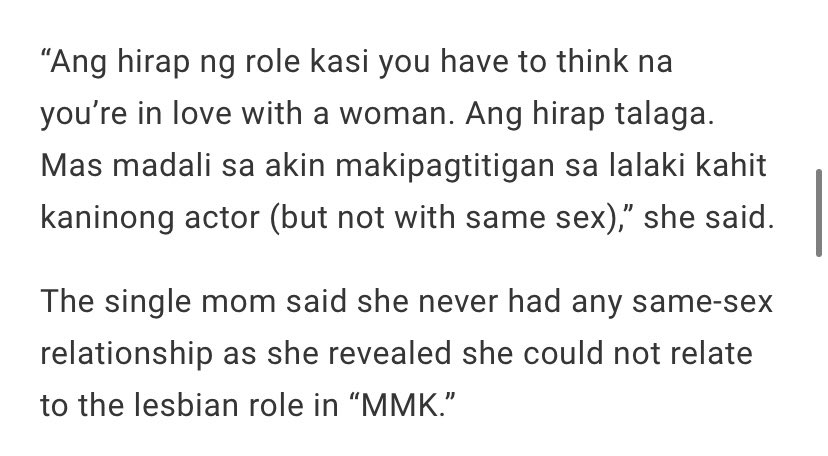 inaurner's tweet photo. Nothing more frustrating than having your love story depicted on mainstream media, only for you to find out later on that a homophobe played your role.

Sorry kung hindi mo maasiwa yung katiboan ko ha. 

Our story deserves better.
Queer stories deserve better. 

#MMKwentongRoTin https://t.co/ZWtLvRxpaq