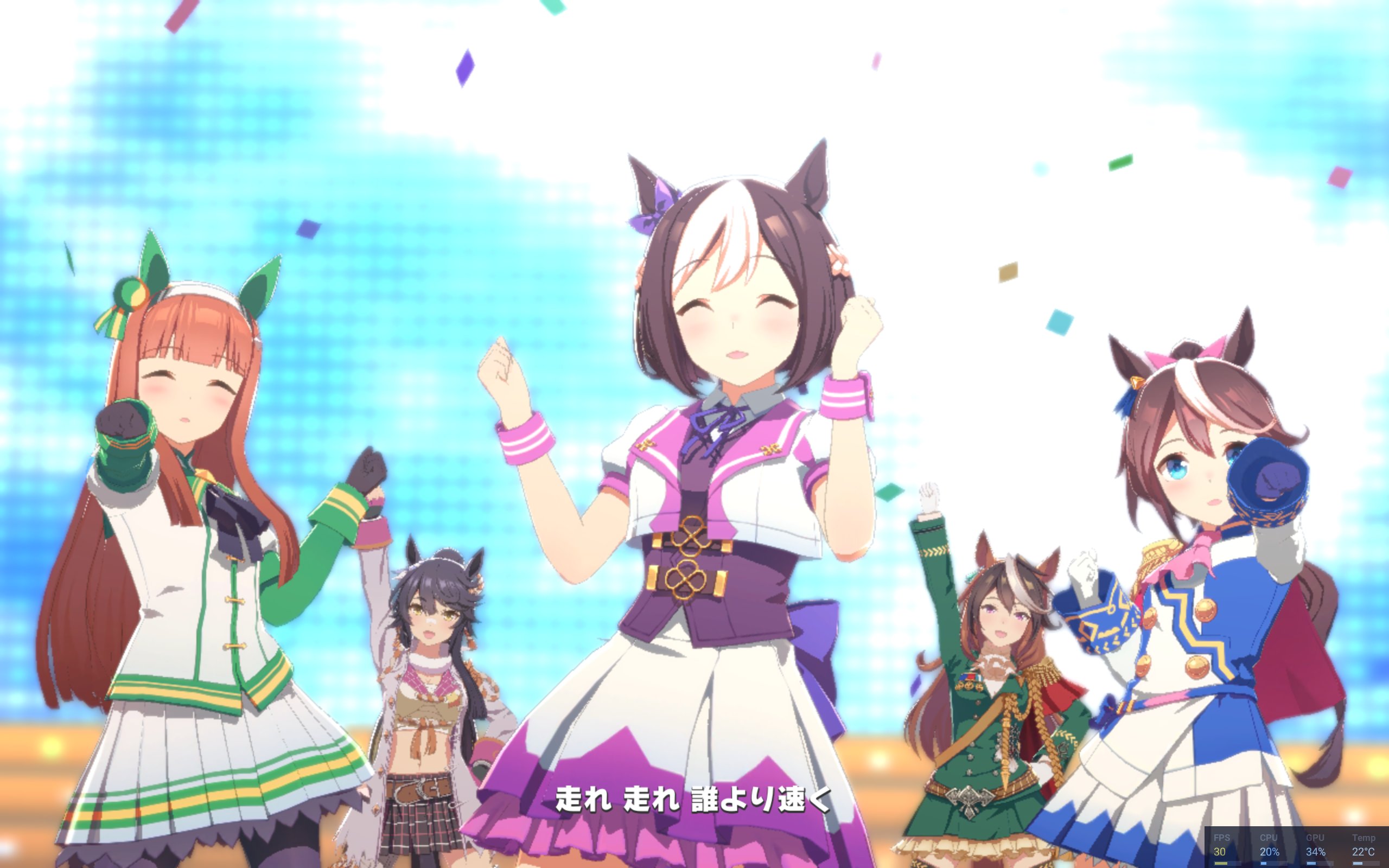 わいてぃあ ウマ娘の動作テスト8 Android X86 9 0 R1 Ryzen 3 3100 Ram 8gb Wmsize 3840x2160 60hz いつものデレステ ミリシタ動作確認用pc 俗に言うホワイトリスト外にてプレイ不可 横固定にしてないけど解像度が強制的に変わる 動かせる手持ちの