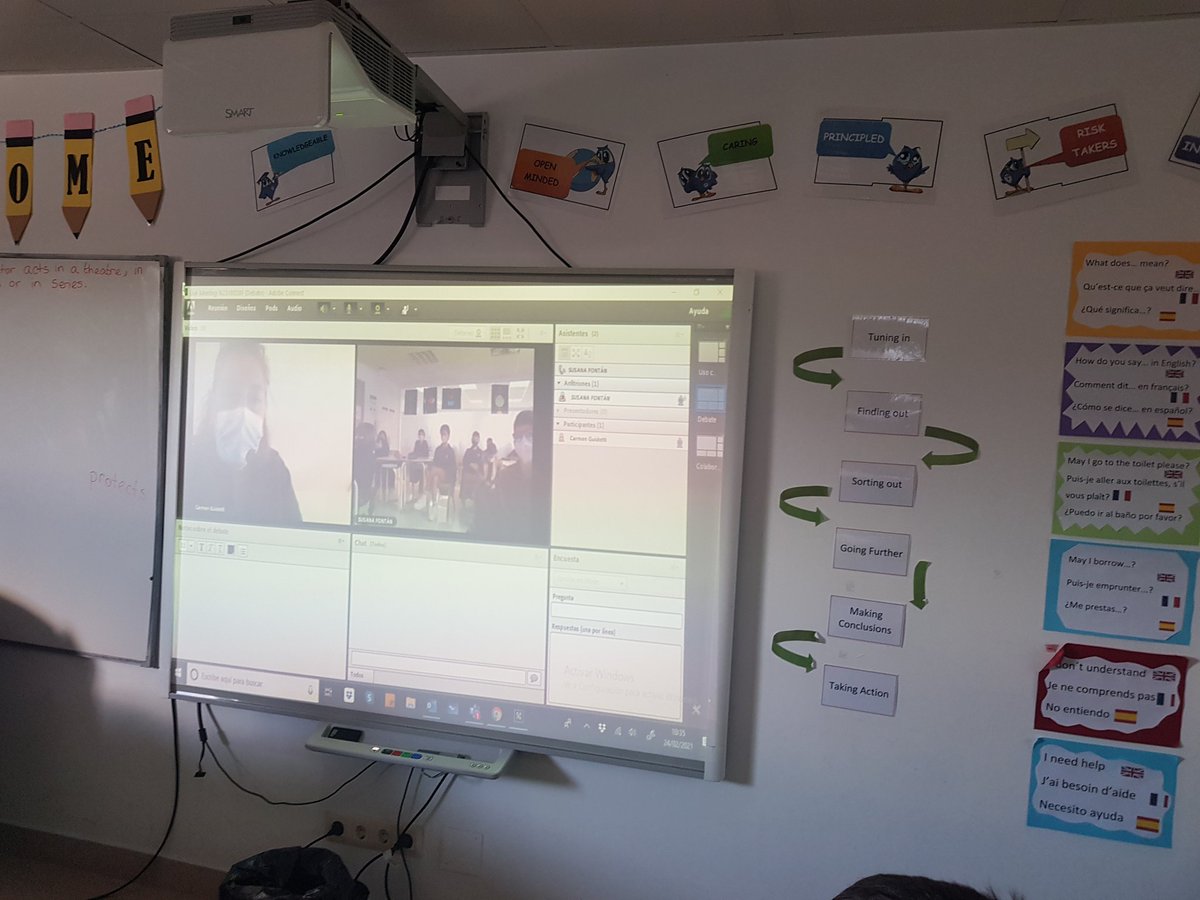prensatlantico's tweet photo. Hoy toca compartir actividades y reflexiones con los socios, videoconferencia Pontevedra-Murcia-Italia... etwineando en directo @eTwinningEurope @eTwinning_es @carmenguidetti2 @PaquiSaorin @institucionsek https://t.co/tdIHbprRSX