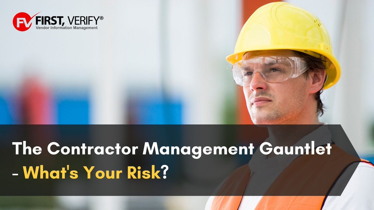 FIRSTVERIFY's tweet photo. Using outsourced labor? Take this quiz which is designed to help you figure out where your blind spots are - and what you might be missing. Read here: https://t.co/i2y9a7w6mC
#prequalificationsystem #prequalification #system #SafetyOrientation #safetyhazards #Risk https://t.co/UDbl6FZPcP
