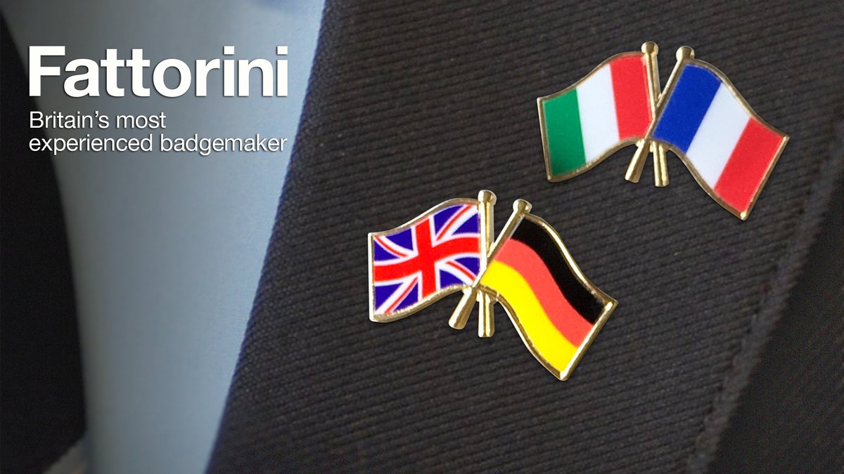 Friendship Flag Badges
Badges to indicate international friendships, partnerships
or joint enterprises.

100's of flags available in any combination
Contact us to add your own custom flags
(see link below for details)
#FriendshipFlags #Fattorini #badges 

indd.adobe.com/view/546f7aba-…