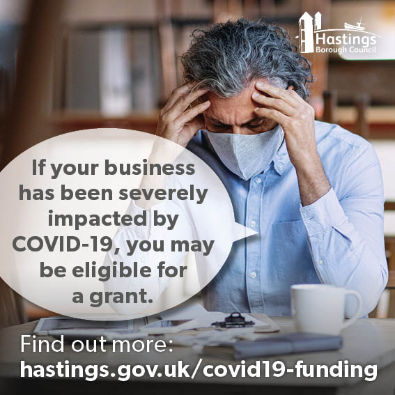 Our Additional Restriction Grant scheme for businesses severely impacted by COVID-19 is now open for applications.

Please make sure to read the full policy and eligibility criteria before applying.

All the details can be found on our website here: hastings.gov.uk/my-council/cov…