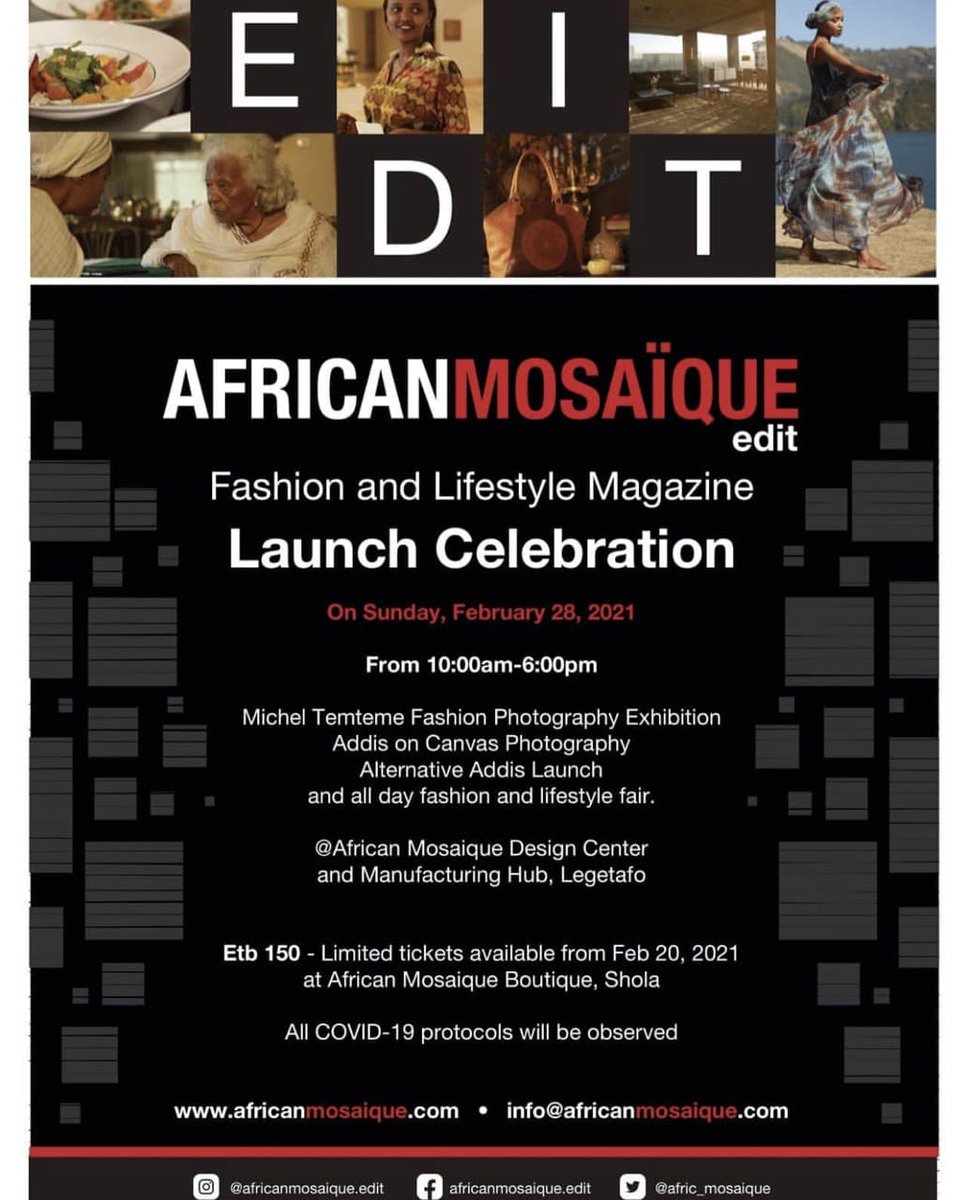 We are proud to partner with African Mosaique Edit, Fashion & Lifestyle Magazine! 
Launch celebration 
@Afric_mosaique  #AMedit #fashion #lifestyle #magazine #africanmosaique #celebration #launching #eventpartner
 #hailehotelsandresorts