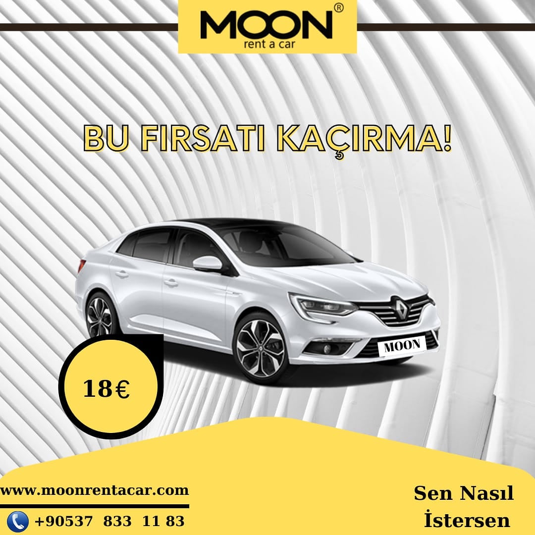 Şubat da indirim fırsatları devam ediyor !

İndirimli rezervasyon yaptırmak için 

☎️ +90 850 532 11 93
☎️ +90 537 833 11 83
📍 info@moonrentacar.com
Moonrentacar.com 
Muhteşem fırsatlar devam ediyor.

#moonrentacar #rentacar #rental #carrental #rezervasyon