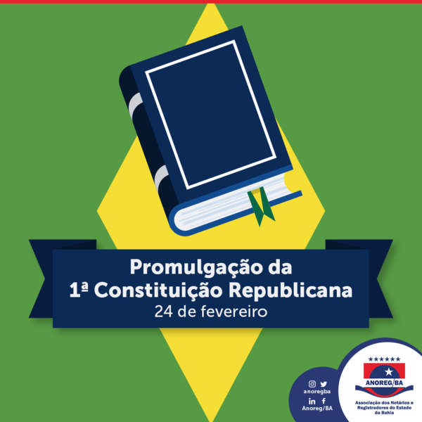 anoregba's tweet photo. Hoje é o dia de comemorar os 130 anos da primeira Constituição Republicana!

#constituicao #republica #brasil https://t.co/W5YqZTQL4t