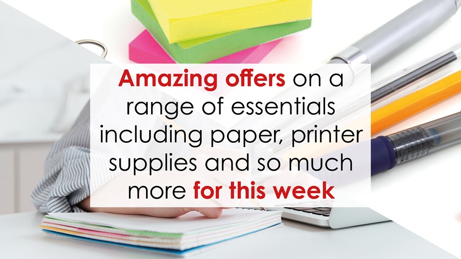ProSourceBirm's tweet image. For this week only, we have a range of products available at amazing prices! Including everything you need to stay organised, efficient and effective whilst working at home or in the office. Drop us a message us today to order the essentials #sale #stationery