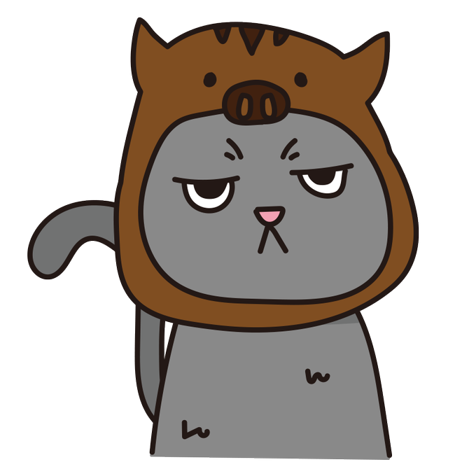不機嫌な猫のtwitterイラスト検索結果