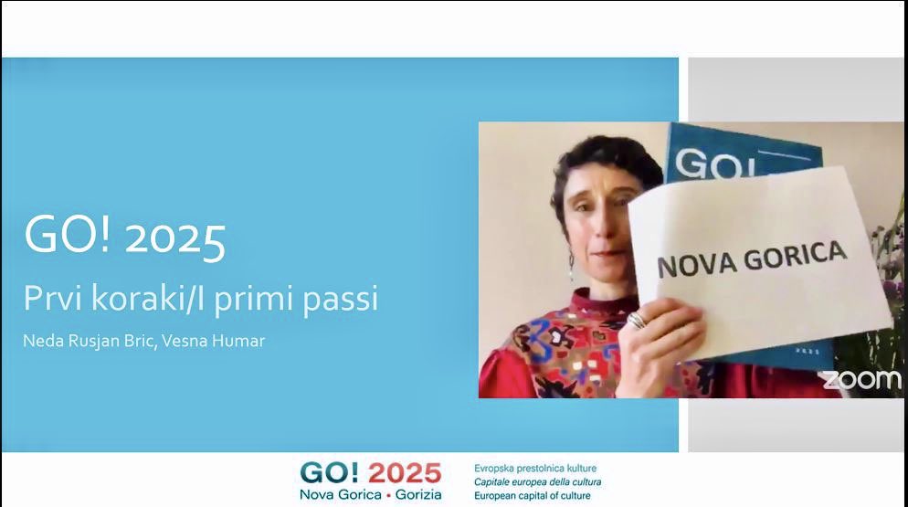 GECTGO_EZTSGO's tweet photo. The Culture and Education Committee examined the first steps of preparations for ECOC2025 with the coordinator Vesna Humar👩🏻🇪🇺
#GO2025 #GOBORDERLESS #NovaGorica #Gorizia #ŠempeterVrtojba #crossborderregion #Europe #Culture https://t.co/QSBHGZ8QJg
