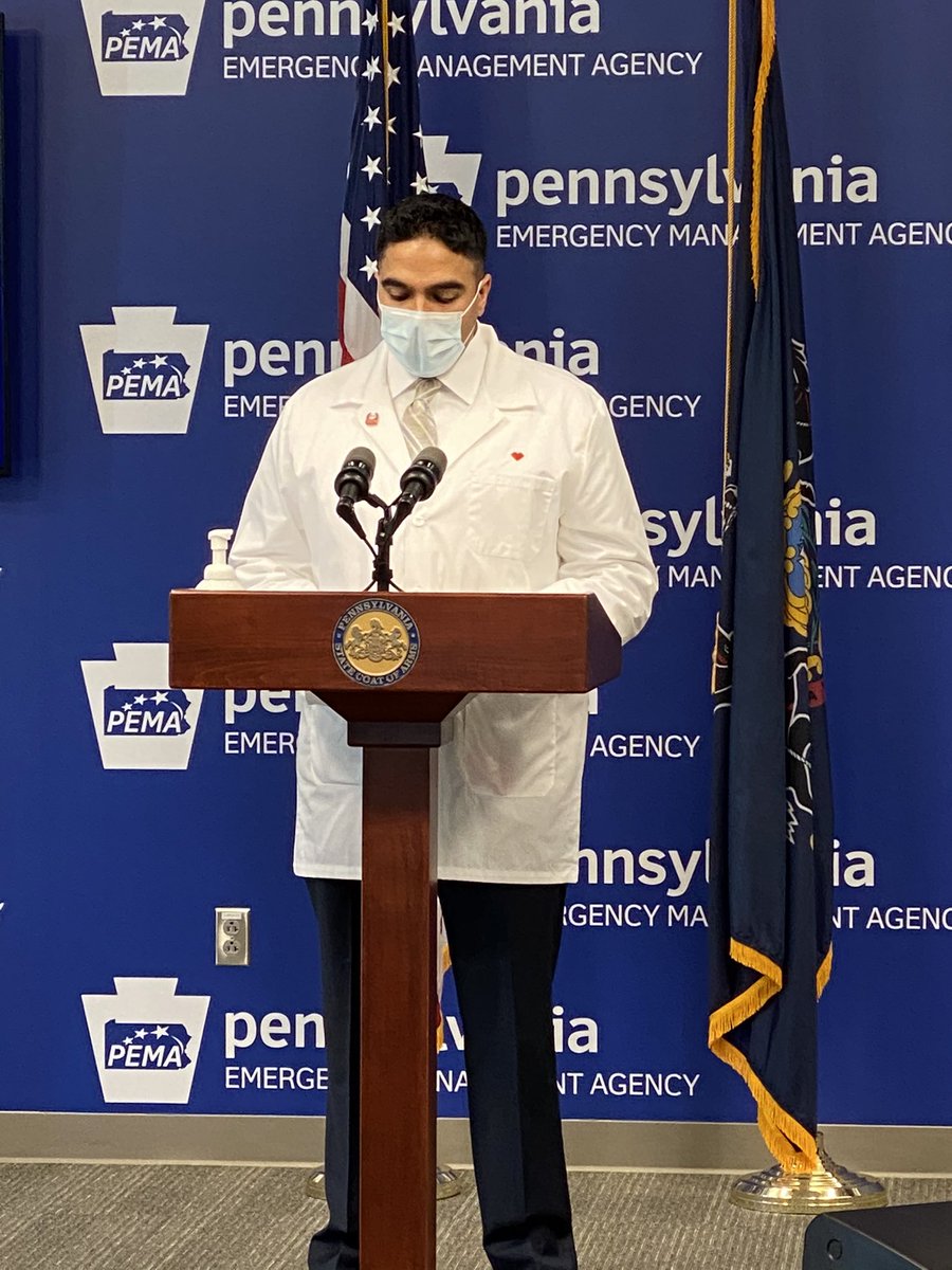 Thank you to @GovernorTomWolf for hosting <a href="/CVSHealth/">CVS Health</a> during his press conference to discuss the Commonwealth's progress on COVID-19 vaccinations! Humbled to represent the thousands of colleagues at CVS across the state who helped us protect the elderly! #blessed #humbled