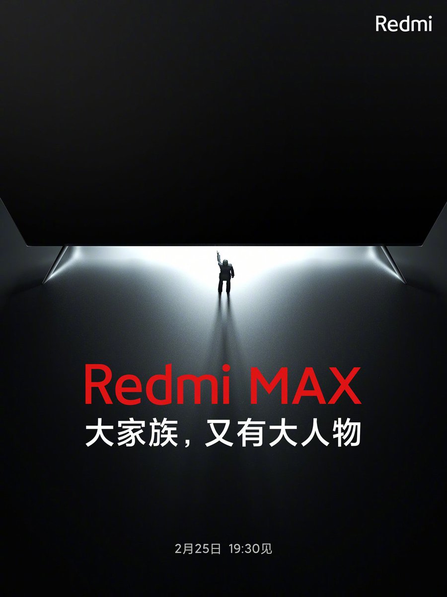 miupdateph's tweet photo. ‼️TOMORROW‼️

K40 Dual Flagship Conference | February 25, 2021 | China at 19:30 [7:30pm PHT] 😉

—Redmi K40 Series
—Redmi Max 86" Smart TV
—RedmiBook Pro

#Redmi #RedmiK40 #RedmiK40Pro #LuWeibing #WangYibo王一博 #RedmiK40Series #RedmiMaxTV #RedmiBookPro #Intel #Xiaomi #Snapdragon https://t.co/wo4eLkeIHv