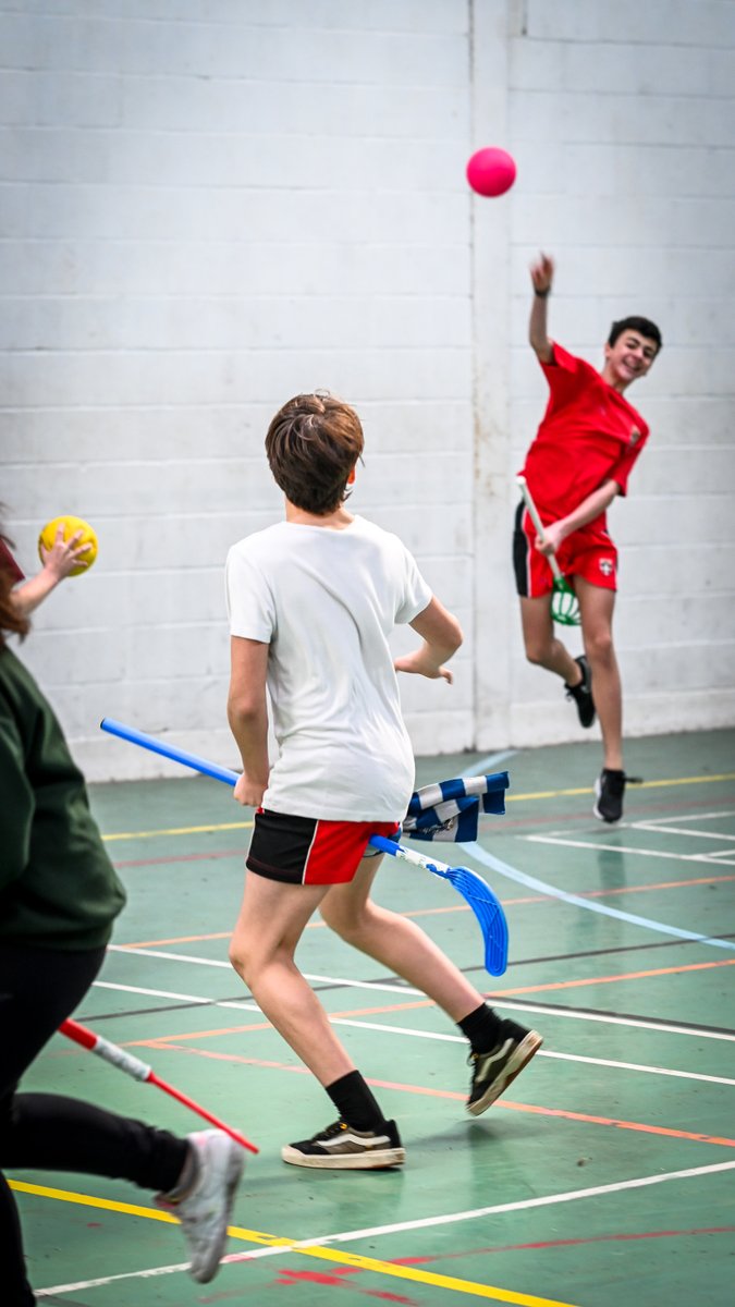 DoverCollege's tweet photo. Have you ever wondered how Quidditch could work without real broomsticks? We did too, but luckily our Director of Sport was able to come up with a version of the Harry Potter game for our Houses to compete in. A video will follow later. https://t.co/dsRNehWqCt