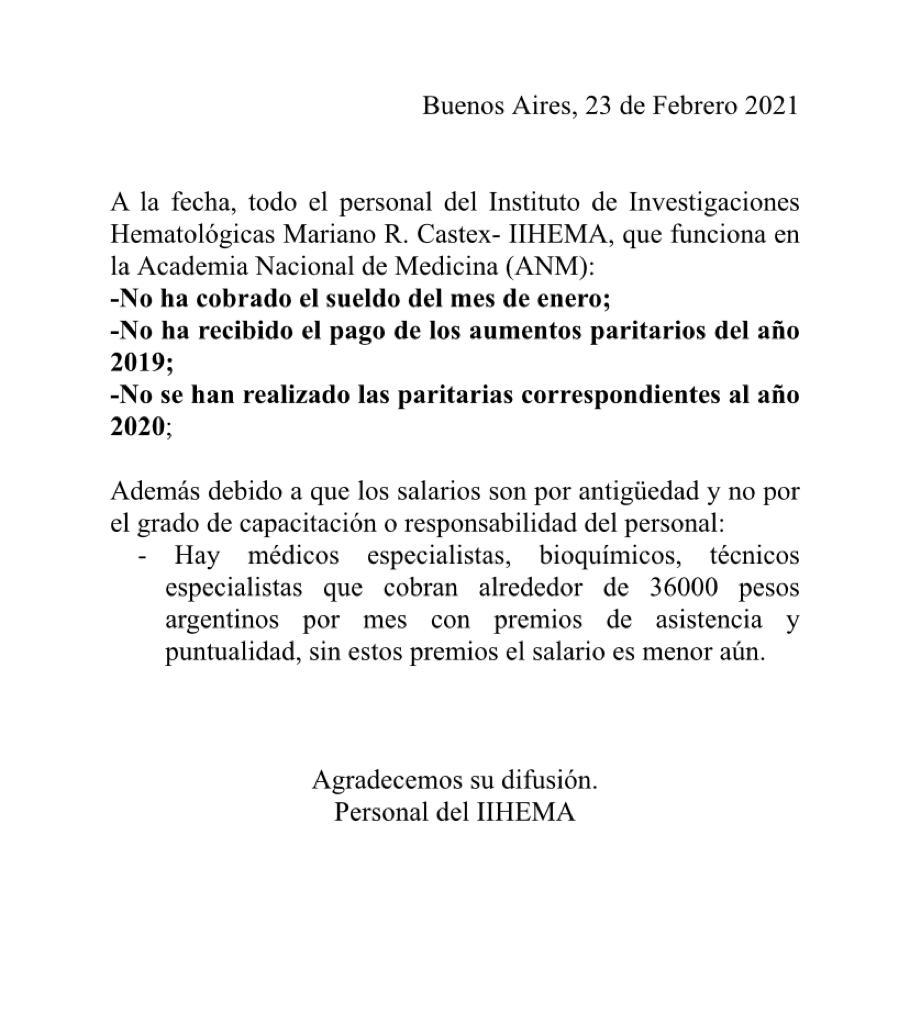 Lilitalaloca1's tweet photo. Esto pasa en la Academia Nacional de Medicina. Me ayuden con RT? Gracias #ANMsomostodosPAGUEN
@PPT_oficial @LANACION @clarincom @edufeiok @LanataEnLaRadio @cronica @todonoticias https://t.co/NzTFj4z1kl
