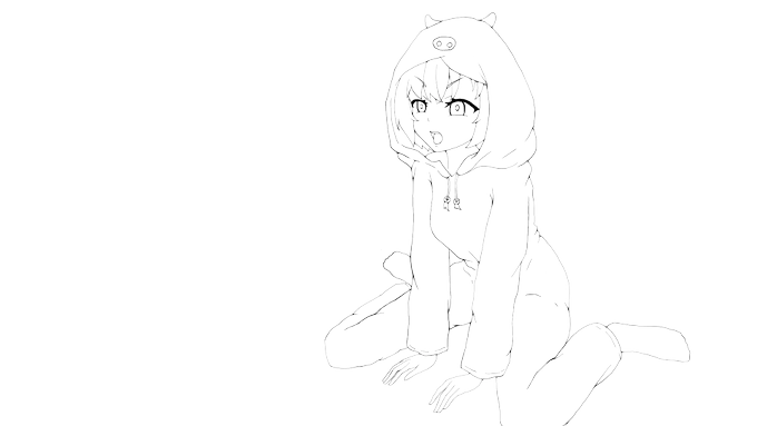 #ひまぐま線画交換会
塗り絵用線画です!良ければ塗ってみませんか〜?
気軽にどうぞ〜 