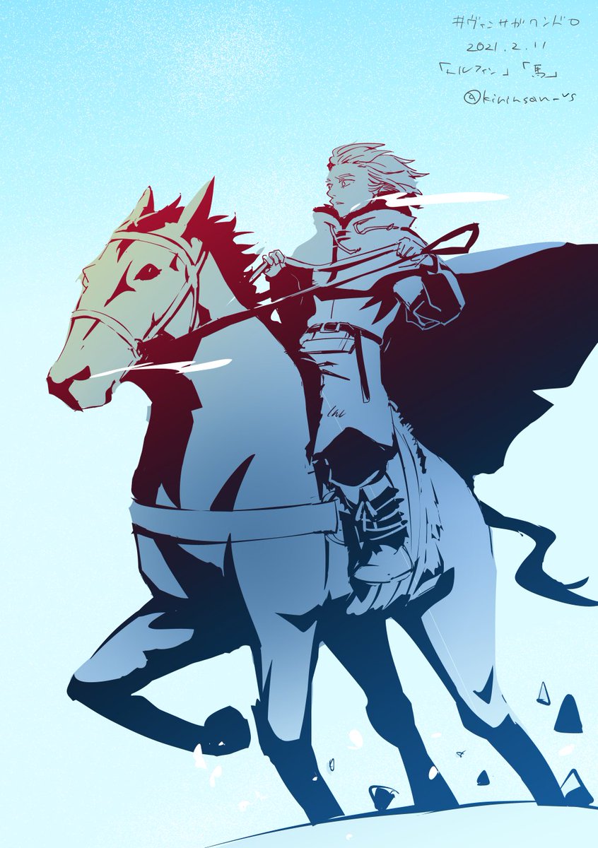 kirinsan_vs's tweet photo. #ヴィンランド・サガ版深夜の創作60分一本勝負
「トルフィン」「馬」の2週間の遅刻…
馬と人物ﾑｽﾞｶｼｲ…と絶望してたら上げ忘れていました…
今週はおやすみなのかな？ https://t.co/D6ZQ7Wac4A