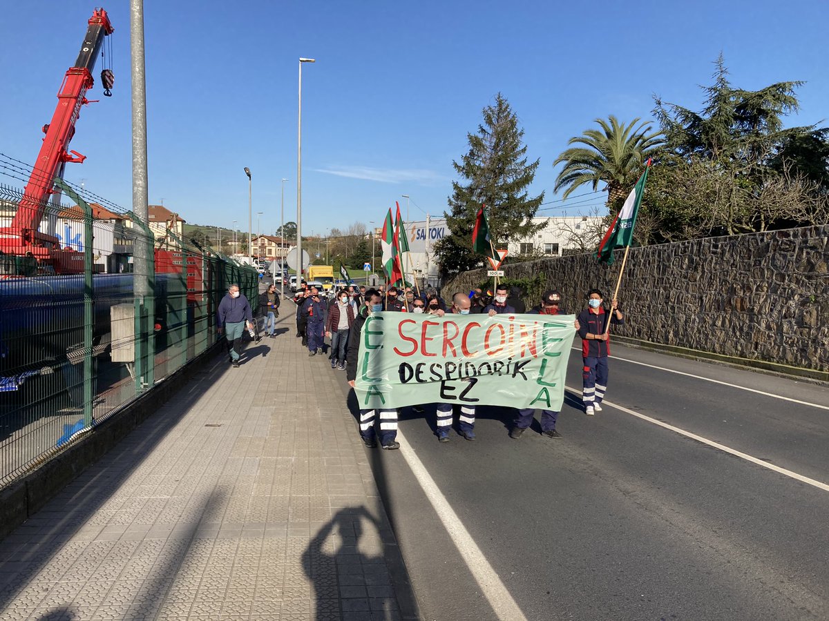 ELAEskumaldea's tweet photo. Gaur ere, lanpostuen defentsan SERCOINeko langileak greba!!
ERErik ez!! https://t.co/HYIUZSEF0e