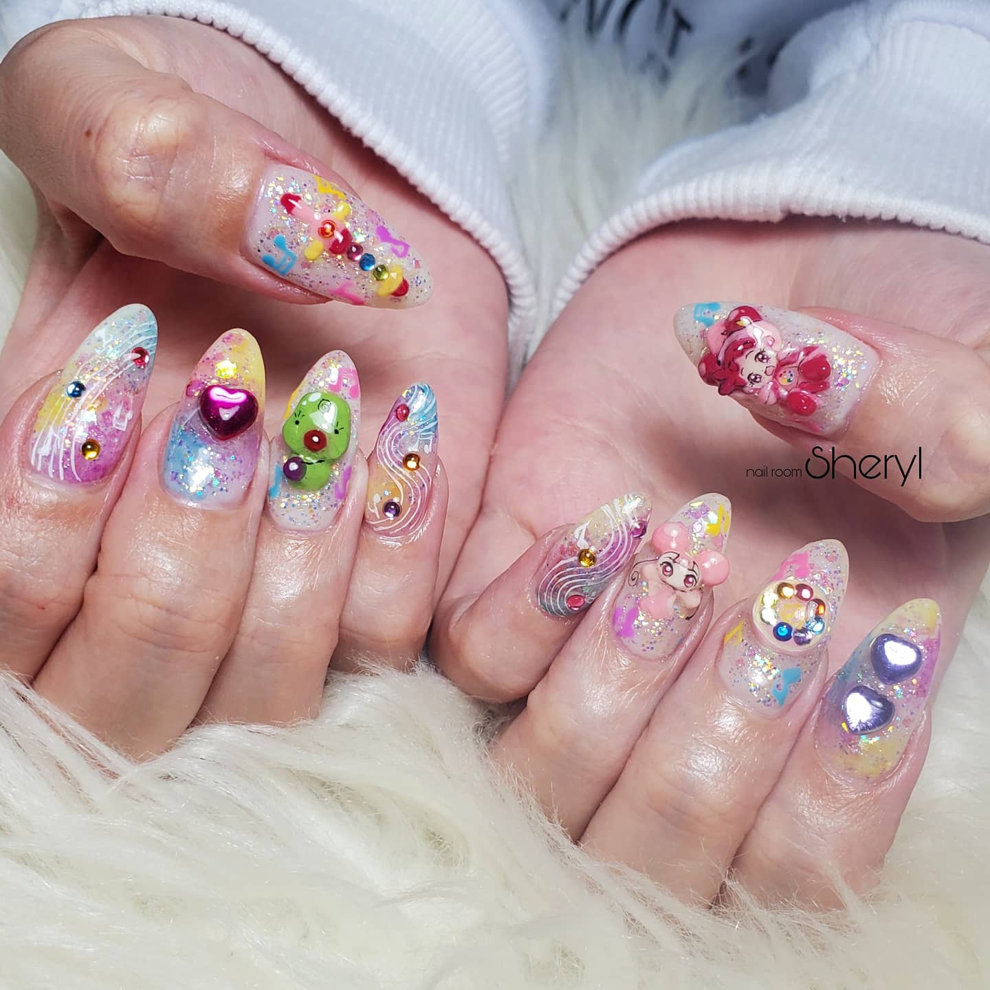 𝙘𝙝𝙞𝙖𝙠𝙞♡3Dネイル💅 | 🎵💖 おジャ魔女どれみ♡ 3Dの