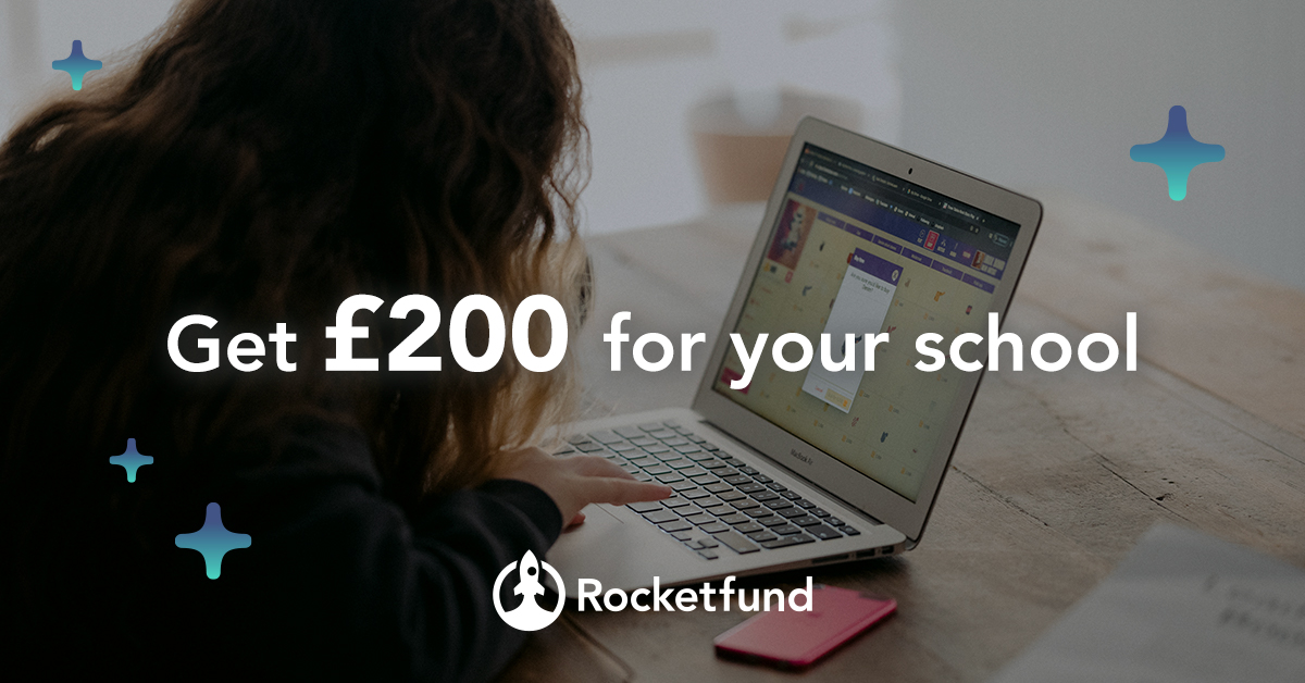 RocketFundUK's tweet photo. Does your school need some extra tech?
💻 Laptops? 📱Tablets?  📶 Wifi dongles?
We're giving away £200 to the first 10 schools who raise £200 this term.
https://t.co/Za99Qaectd 👈

#DigitalDivide #Kit4Kids #Schools https://t.co/ID2jlUW87D