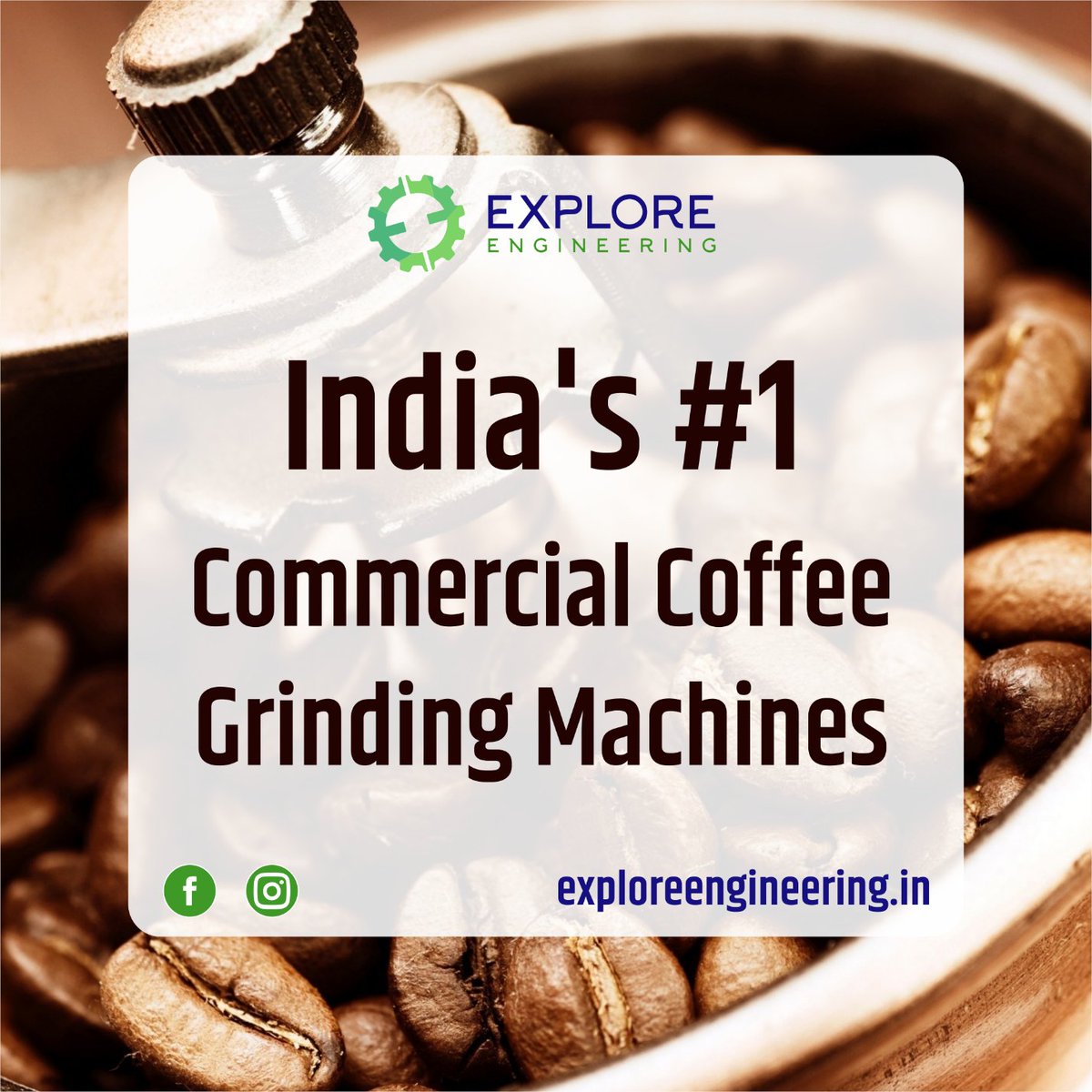 ExploreEngIndia's tweet photo. Our Commercial Coffee Grinders Machines are built for high-performance with power efficiency. The speed and precision of our grinders are built to deliver quality even with heavy loads and long operational hours.

#coffelovers #coffegrinder #coffeepresents #coffeegadget #travel https://t.co/B9B8CU2Tgb