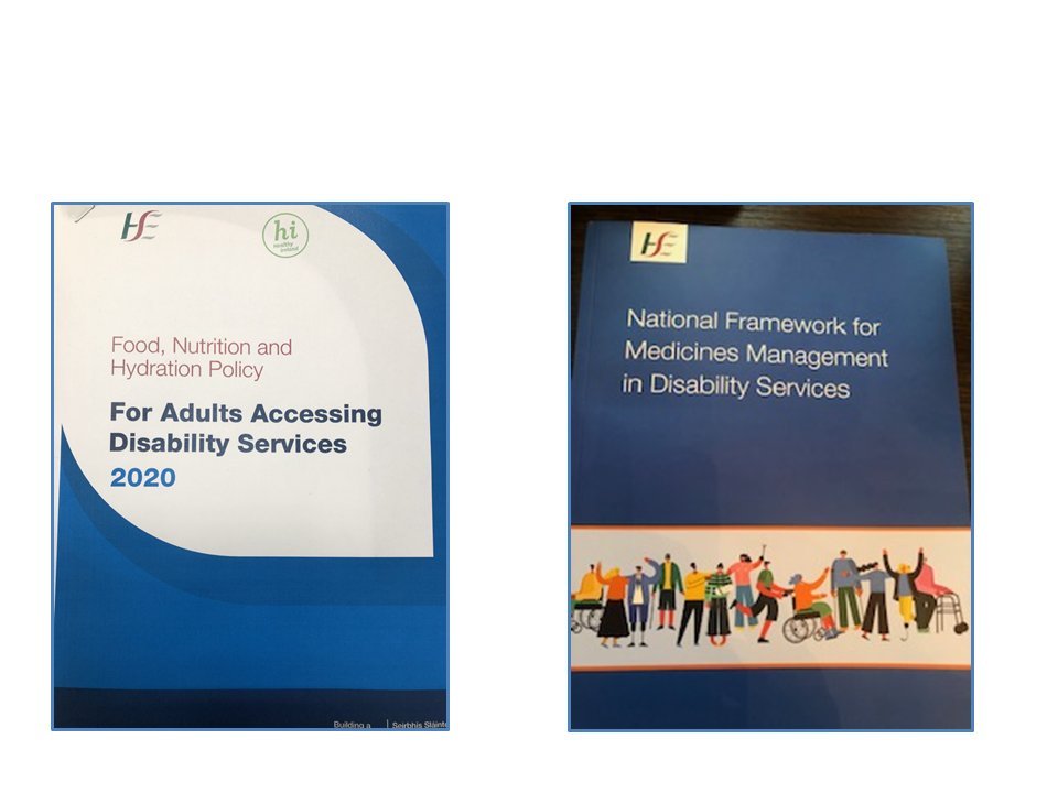 HSE Disabilities Quality Improvement Team & the HSE National Dietetic Lead are launching two new national documents for Disability Services on Friday, 12th March 2021 at 12:00, Booking recommended as places limited To register bit.ly/3shi7my