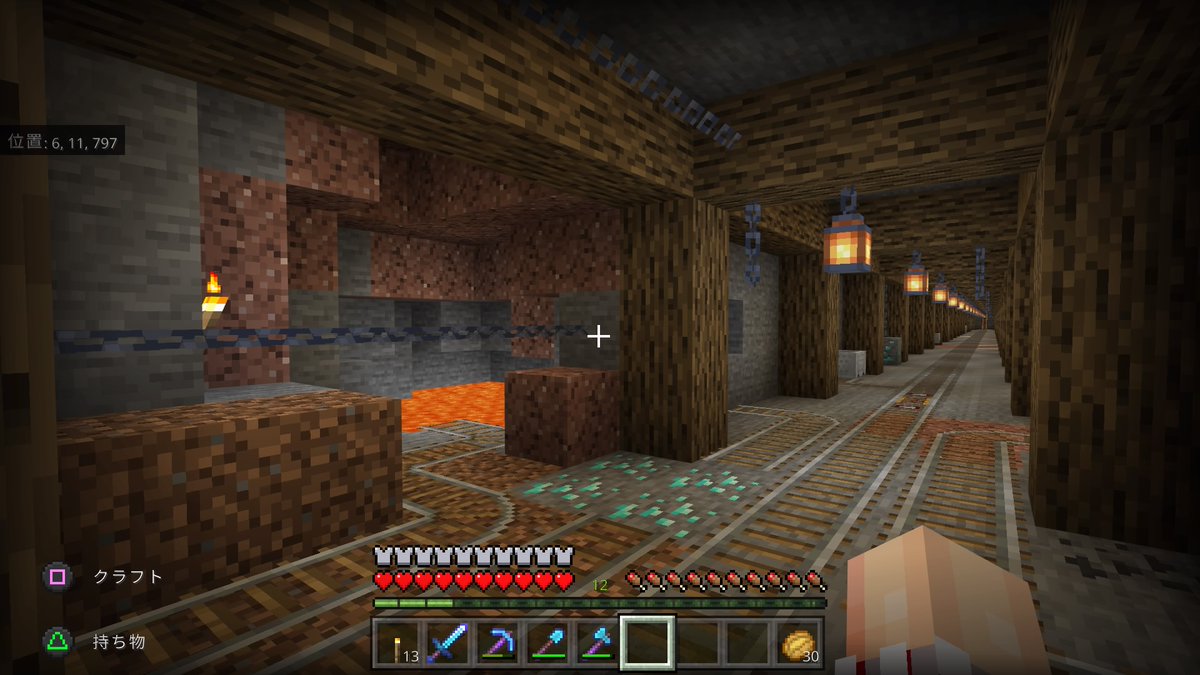 べ ちゃん ブラマイ場へと続く入口 道を坑道 炭鉱風 に装飾してみた みえるかな Minecraft マインクラフト マイクラ ブランチマイニング 炭鉱 坑道 トロッコ 鉄道 装飾 Ps4share T Co Cwaty4vse3 Twitter