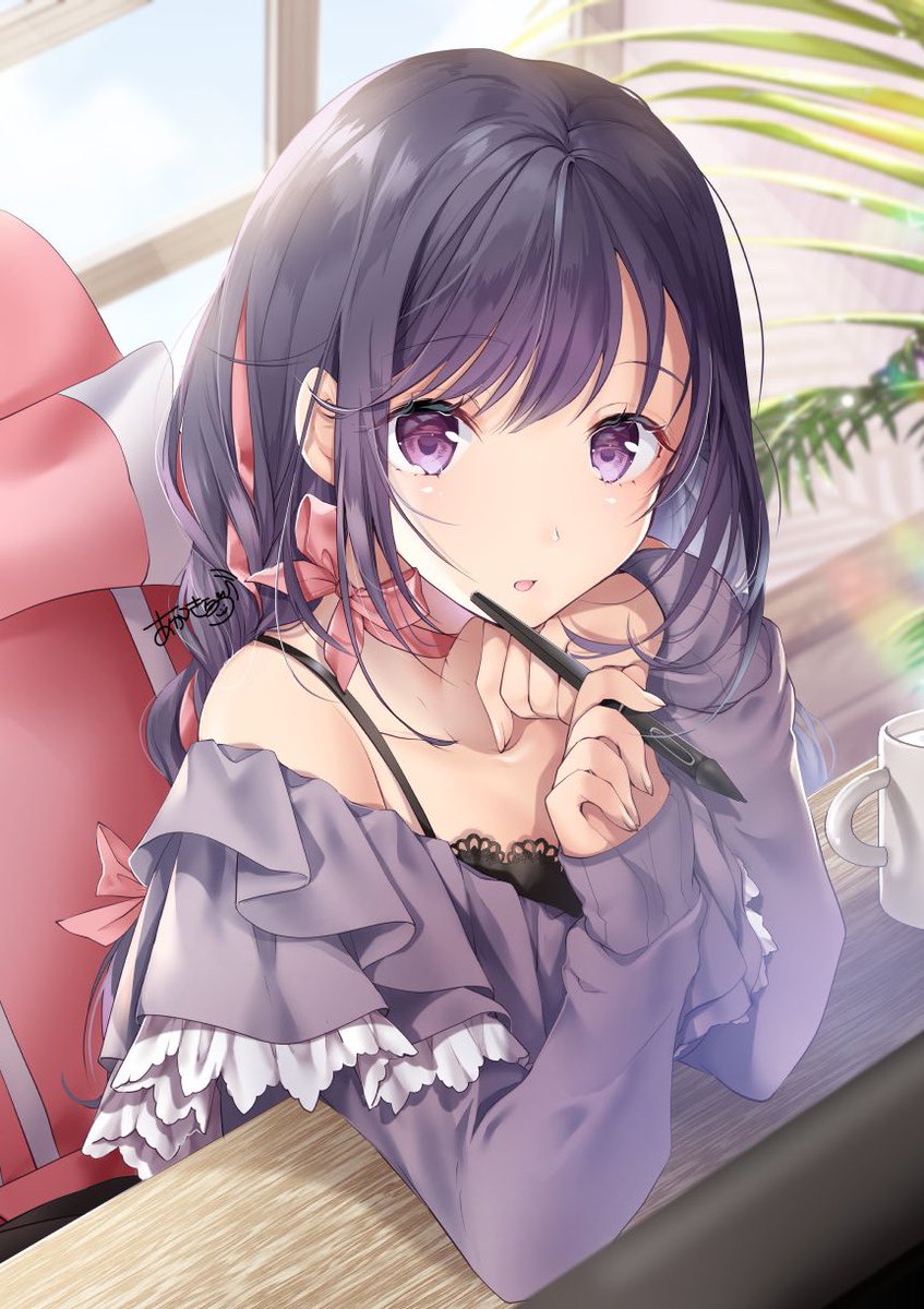 「_φ(・ω・) 」|あかつき聖のイラスト