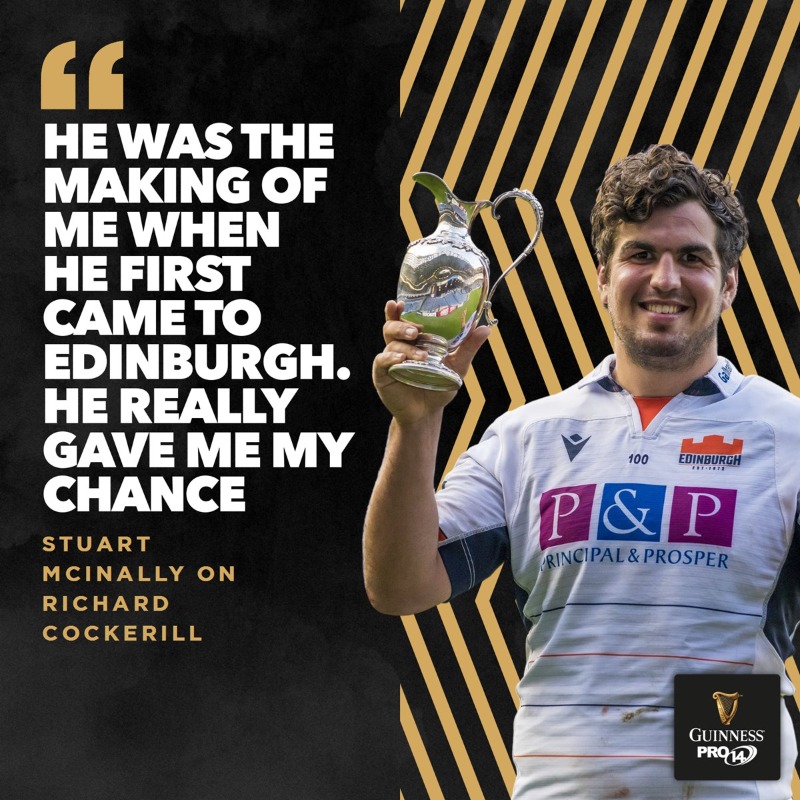 URCOfficial's tweet photo. Stuart McInally on Cockerill, playing the SA teams and @EdinburghRugby’s new stadium 🏰 

Full interview 👇

#GuinnessPRO14 | #UTSPod