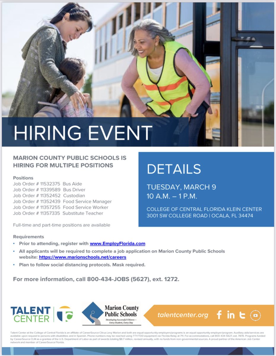 Dr. Allison B. Campbell, District 1 (@campbellstars) on Twitter photo Know someone looking for a #job? Join the <a href="/MarionCountyK12/">Marion County Public Schools</a> team! #wearemcps Know someone looking for a #job? Join the <a href="/MarionCountyK12/">Marion County Public Schools</a> team! #wearemcps
