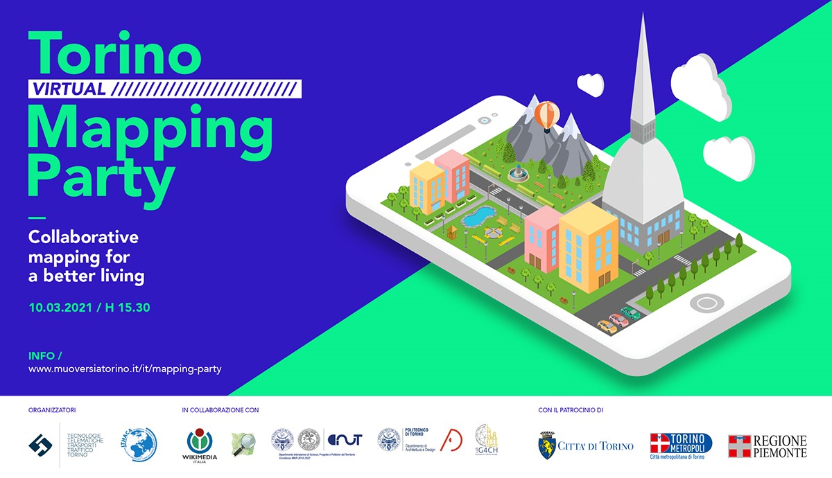 5Tlive's tweet photo. 📣Torino Virtual Mapping Party 2021 - Collaborative mapping for a better living
🔴Edizione speciale e virtuale :)
📅 Mercoledì 10 marzo 2021 dalle ore 15.30 alle ore 18.30
📍 On-line
🔗 Per info e iscrizioni: https://t.co/BdMedgVV93
#mapping #mappathon #openstreetmap https://t.co/iNZi9Dohqu
