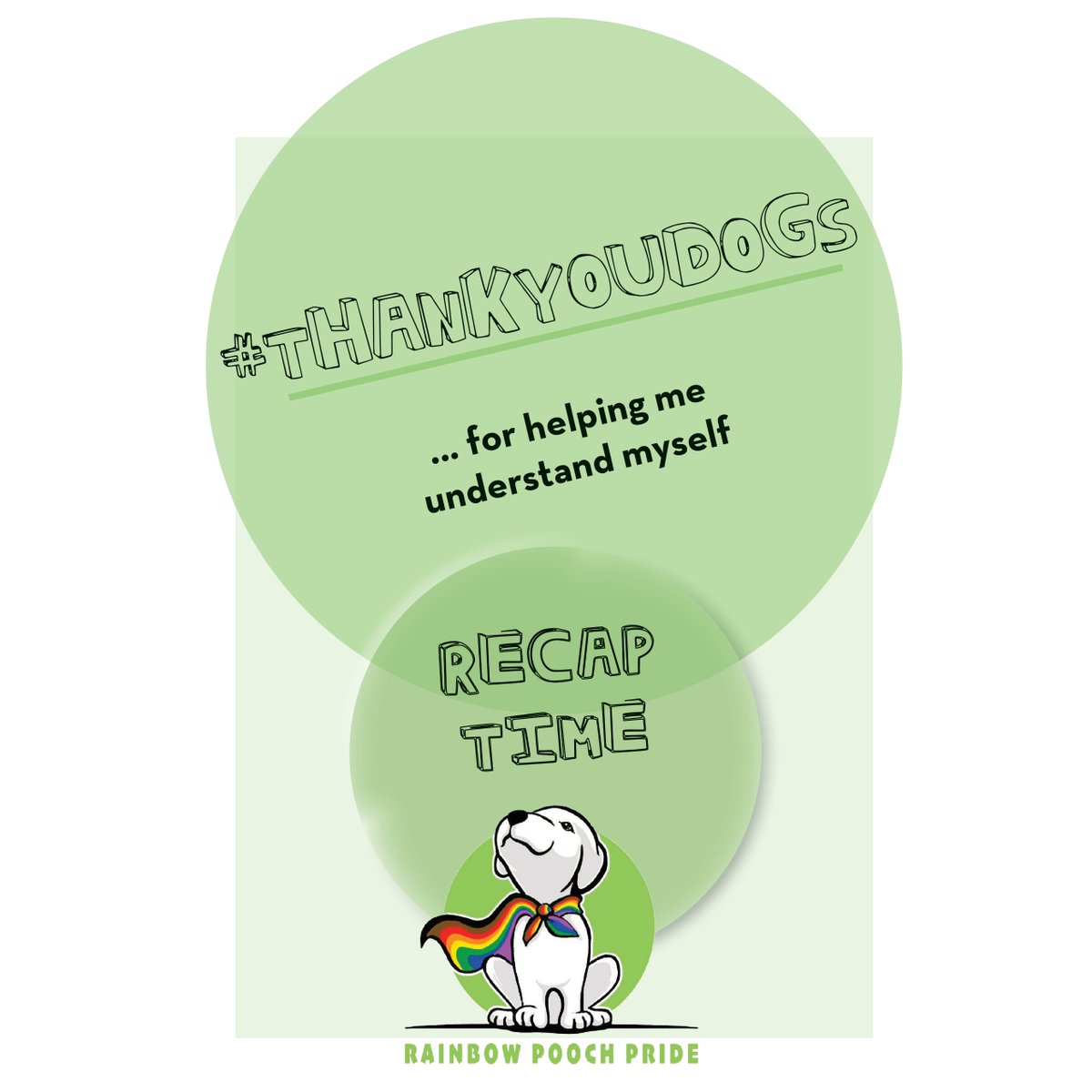 Time for a quick #thankyoudogs recap!

Here are a few of them that were shared in our latest virtual pat &amp; chat sessions

#thankyoudogs #caninemassage #dogmassage #rainbowpoochpride #lgbtqdogparents #lgbtqia #lgbtq+ #lgbtqplus #lgbtdogs #lgbt #lgbtq #lgbthistorymonth2021