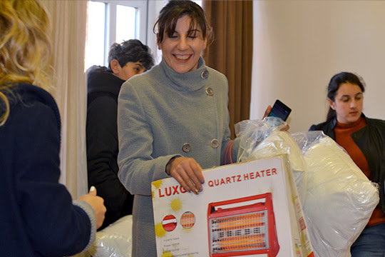 Thanks to your donations last week we were able to distribute 60 more electric heaters to families from Artsakh who are now settled in the Gegharkunik Region, which is Armenia’s coldest! Let's keep it going! For donations: weareayo.org