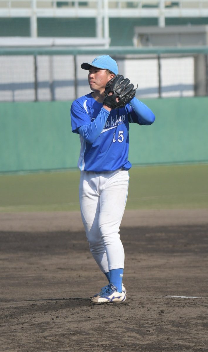 weedsspirit211's tweet photo. 2/20 東海学園大対至学館大 

至学館大
後藤大輔（新③犬山）

見たのは高校3年以来⚾　
ノーワインドアップ時の捻りは巨人の菅野投手を意識してるのかな？

相変わらず力強いストレートを投げます😊

身長180cm超あり、伸び代タップリのサウスポー✨ https://t.co/sW5Pepy2D7