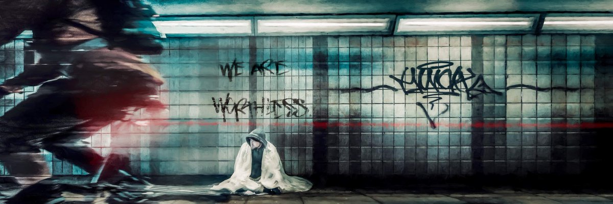 simonphotoman's tweet photo. s/o the worthless....

#urbanism #urbanjungle #urbanexplorer #graffiti  #england #poverty #picoftheday #photography #aston #homeless #birmingham #streetphotography #socialjustice  #street #streetpeople #streetart #art #artwork #artist #people  #urban #street #art #subway #brum https://t.co/xI2JnMnCri