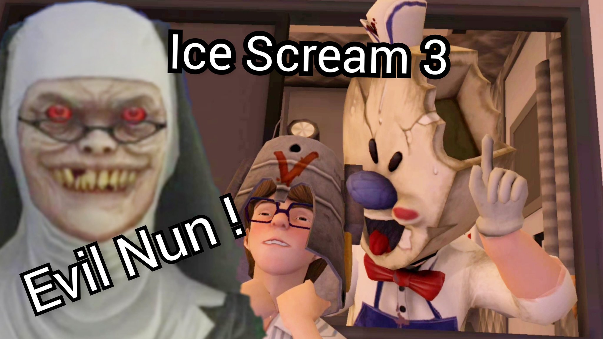 Caffeinated Gamer YT 300K🎮 on X: Ice Scream 3 full gameplay +Secret  ending with Evil Nun 2 40 years later. 🍦😄   #EvilNun2 #EvilNun #IceScream3 #IceScream4 #game #gamer #mobilegame  #androidGame #YT # #