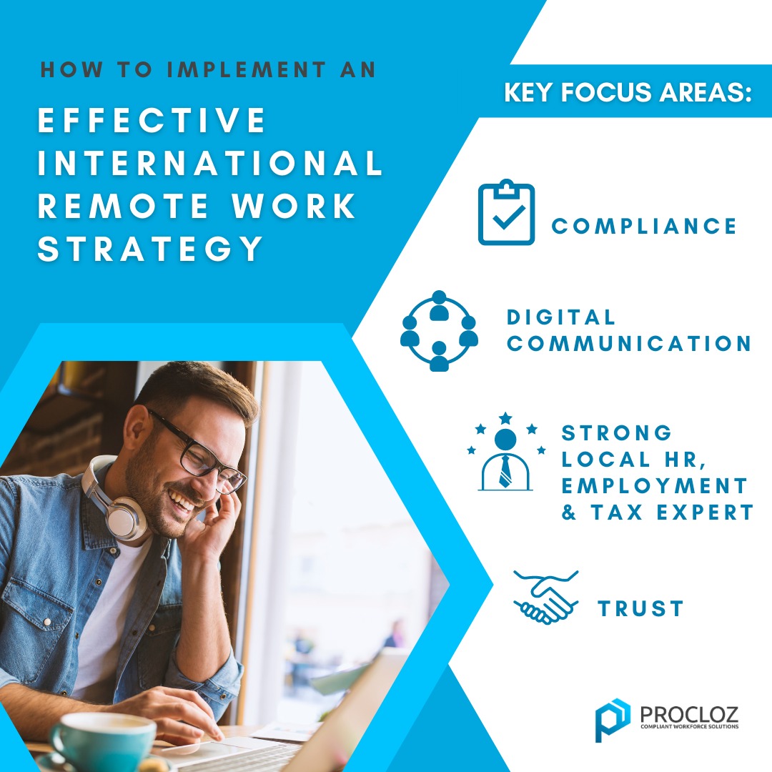 Procloz's tweet image. If you are thinking of International Remote Work Strategy, think of Procloz. We can help you go remote and hire employees all over the world.
Contact us today to speak with a global solutions advisor and learn more about outsourcing global employment. 
#RemoteWorkStrategy