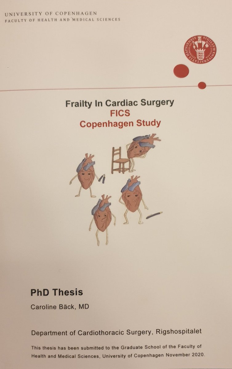 BoLaksafoss's tweet photo. Public ph.d. defence of Dr. Caroline Bäck at the Department of Cardiothoracic Surgery, @HeartcentreC, @Rigshospitalet Copenhagen (ongoing)
Title: Frailty on Cardiac Surgery

Join the discussion at https://t.co/01lETti4gY https://t.co/U7QsGbcOMX