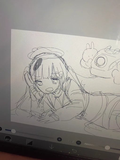 黒髪以外も練習します!って言った30秒後に黒髪描き始める人間 