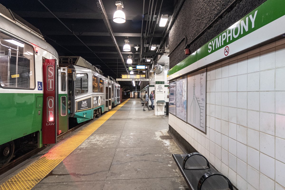 MBTA's tweet photo. #TAccess isn't just about elevators. It means raised platforms for level boarding, step-free paths that are easy to navigate, and clear lighting and signage. All these accessible features are included in our redesign of the Green Line Symphony Station.

https://t.co/Urd1Tb3U3T https://t.co/EPETPrPQst