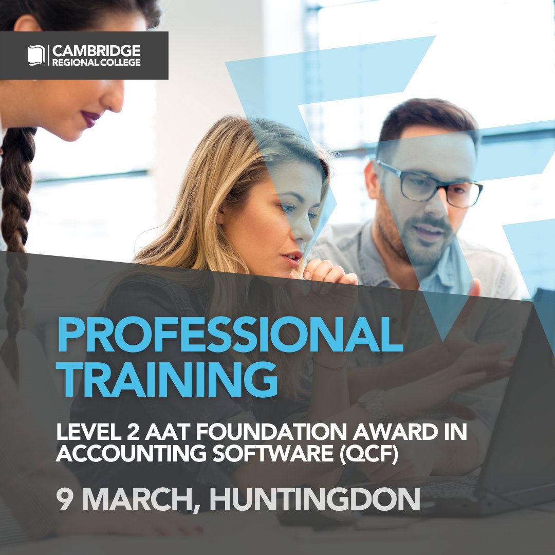 Looking to take the next step in your accounting career? Wanting to better develop your skills? Sign up to our Level 2 AAT Foundation Award starting in March this year.
Find out more here: https://t.co/CgiblxpfH7
#WeAreCRC #Accounting #ProTraining https://t.co/ykiYtcsI3e